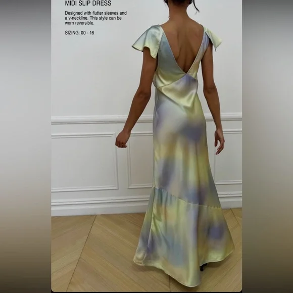 WWW midi slip dress - Picture 4 of 5